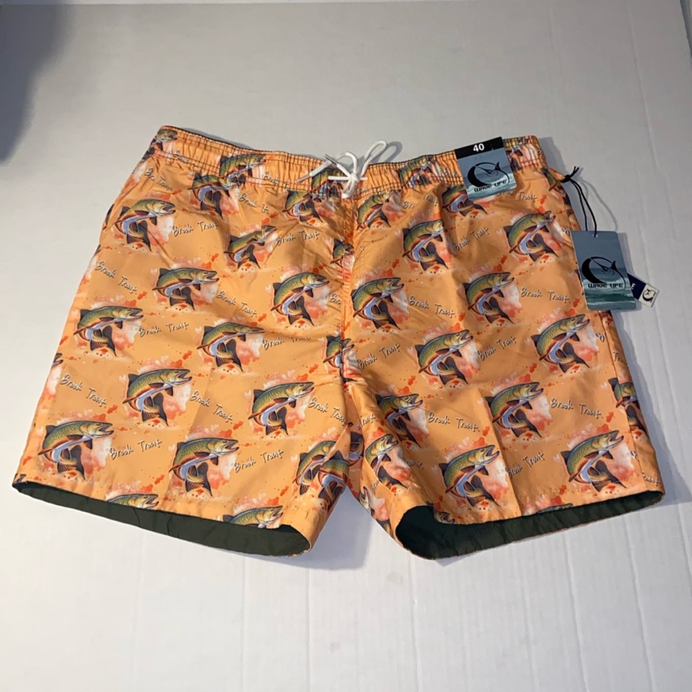 Wave Life Reversible Men’s Size 40 New Swim Trunks